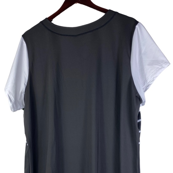 New Swimsuits for All Sz 22 3X Swim Tunic Top Coverup Floral Tropical Stretch - Picture 2 of 4